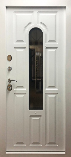 Внутренняя сторона двери Входная дверь Дверной Континент Лион Белый