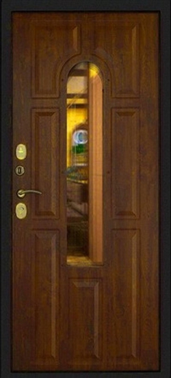 Внутренняя сторона двери Входная дверь Дверной Континент Лион Грецкий орех