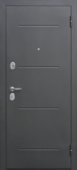 Внешняя сторона двери Входная дверь Цитадель (Ferroni) 7,5 см Гарда Серебро Тёмный кипарис 