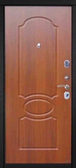Внутренняя сторона двери Входная дверь Стальной Стандарт S2 Миндаль