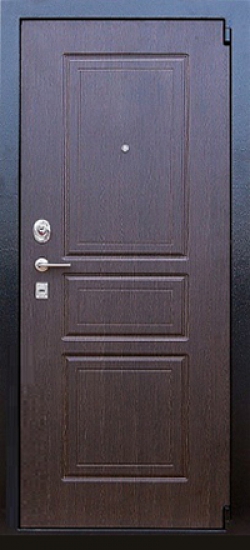 Внешняя сторона двери Входная дверь Стальной Стандарт S5 Венге