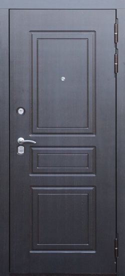 Внешняя сторона двери Входная дверь Броня X1 Венге