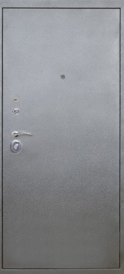Внутренняя сторона двери Входная дверь Броня 9 Серебро